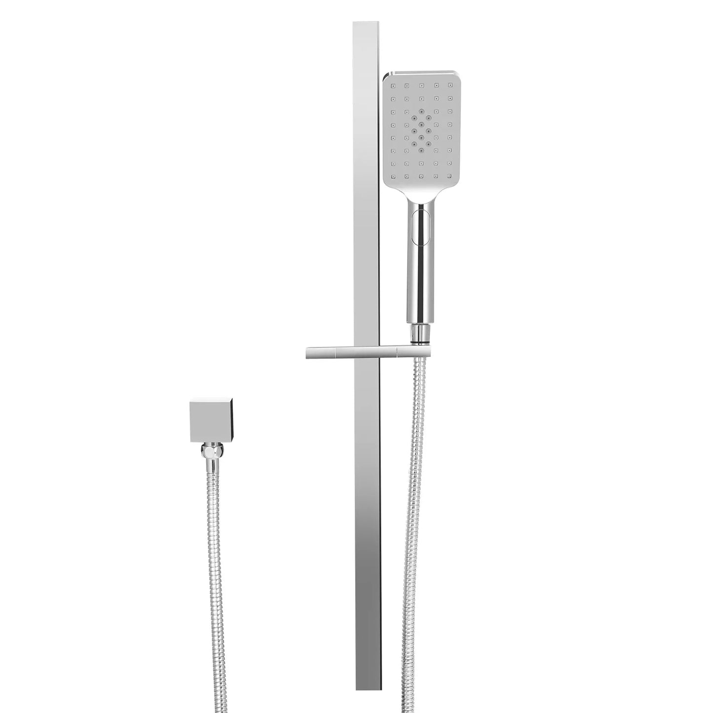 Handheld Shower Head Set 3.1'' High Pressure Silver - Mekamart Australia