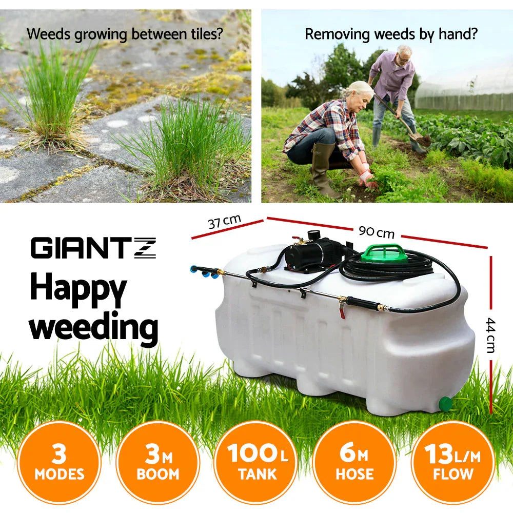 Giantz Weed Sprayer 100L 3M Boom Garden Spray - Mekamart Australia