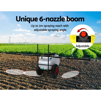 Giantz Weed Sprayer 100L Trailer 3M Boom Garden Spray - Mekamart Australia