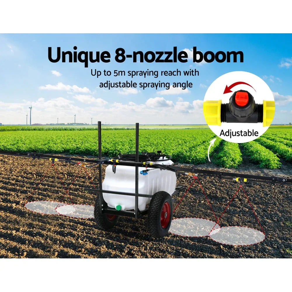 Giantz Weed Sprayer 100L Trailer 5M Boom Garden Spray - Mekamart Australia