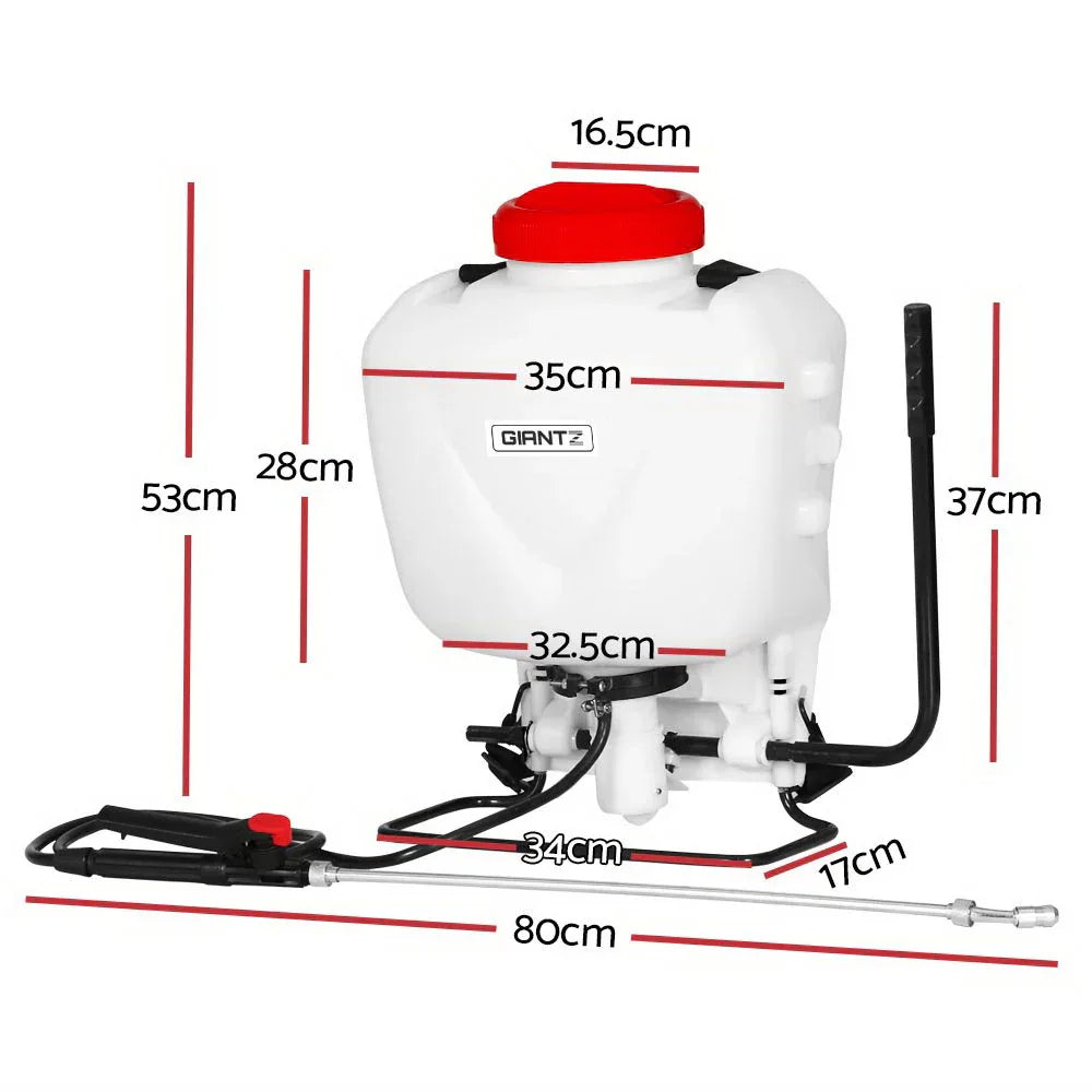 Giantz Weed Sprayer 15L Knapsack Backpack Garden Spray - Mekamart Australia