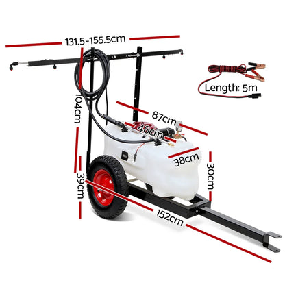 Giantz Weed Sprayer 60L Trailer 1.5M Boom Garden Spray - Mekamart Australia