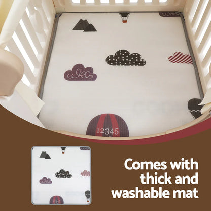 Keezi Kids Play Tent Playhouse Castle with Floor Mat 85CMX113CM - Mekamart Australia