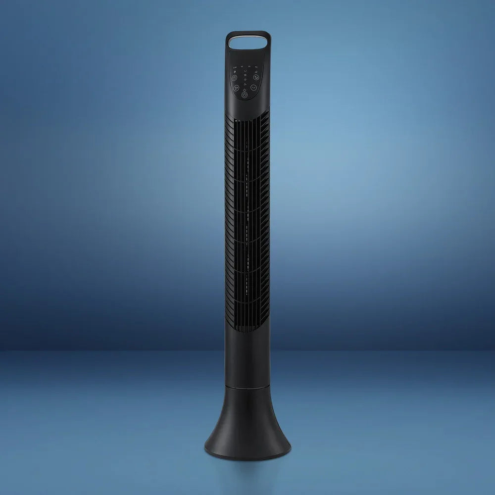 Devanti Tower Fan Oscillating 3 Speeds with Remote 91cm - Mekamart Australia