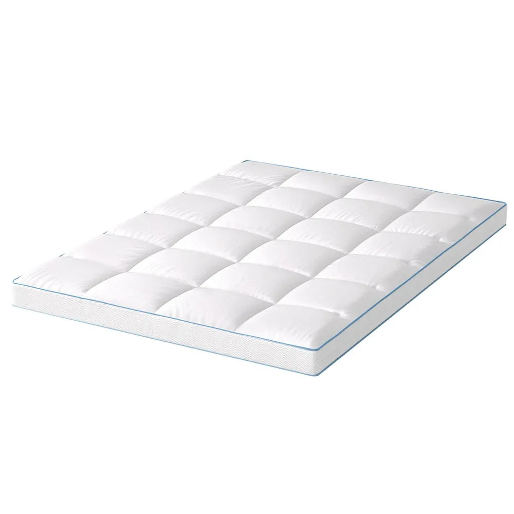 Giselle Bedding Mattress Topper Pillowtop Bamboo 10cm Double - Mekamart Australia