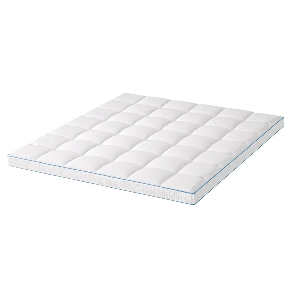 Giselle Bedding Mattress Topper Pillowtop Bamboo 10cm King - Mekamart Australia