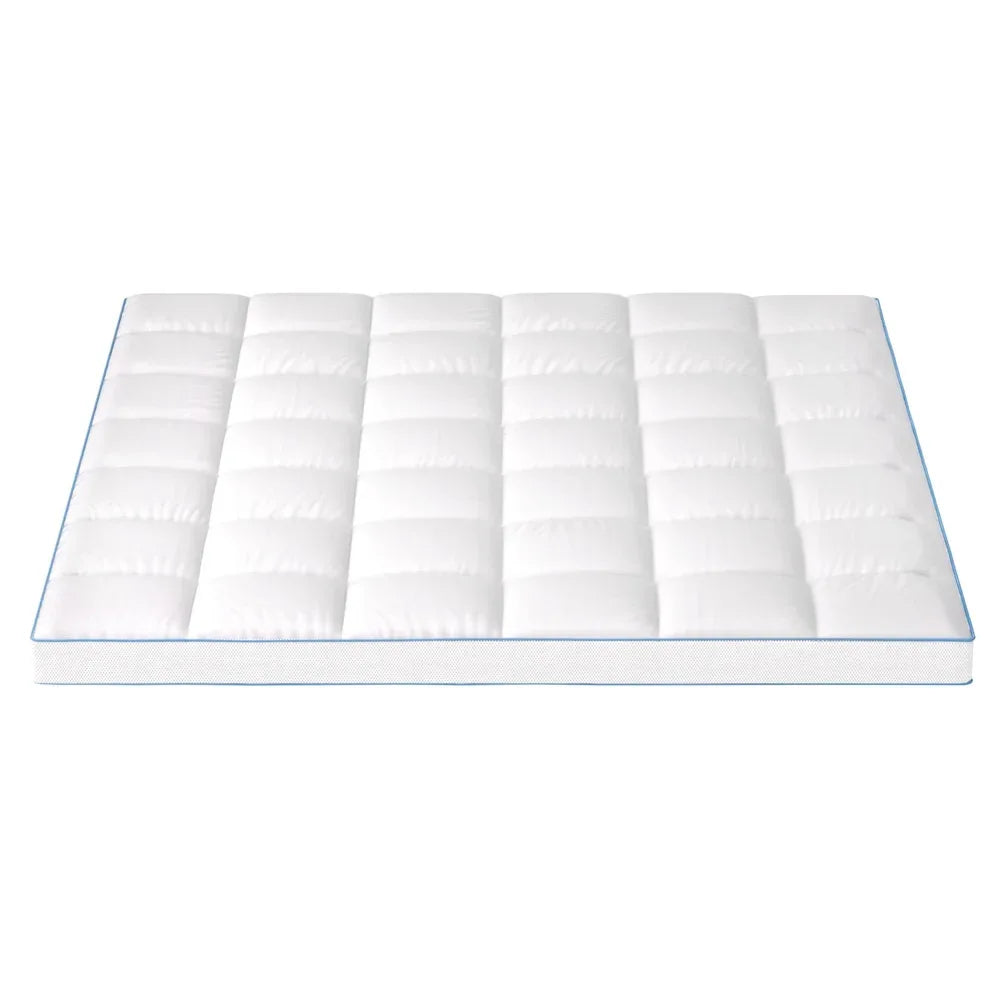 Giselle Bedding Mattress Topper Pillowtop Bamboo 10cm King - Mekamart Australia