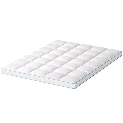 Giselle Bedding Mattress Topper Pillowtop Bamboo 10cm Queen - Mekamart Australia