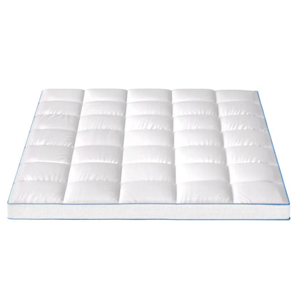 Giselle Bedding Mattress Topper Pillowtop Bamboo 10cm Queen - Mekamart Australia