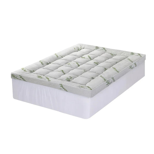Giselle Mattress Topper 11cm Pillowtop toppers Bamboo Double - Mekamart Australia
