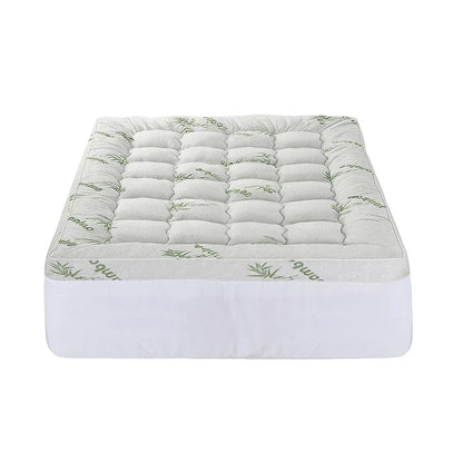 Giselle Mattress Topper 11cm Pillowtop toppers Bamboo Double - Mekamart Australia