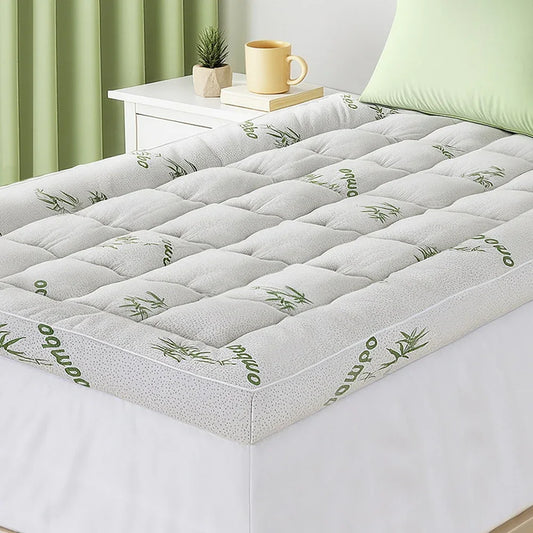Giselle Mattress Topper 11cm Pillowtop toppers Bamboo King Single - Mekamart Australia