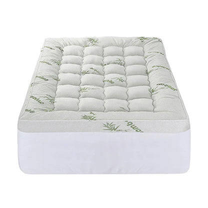 Giselle Mattress Topper 11cm Pillowtop toppers Bamboo Single - Mekamart Australia