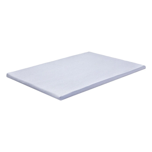 Giselle Bedding Latex Topper 100% Natural Latex Toppers 7-zone w/ Ice Silk Cool-touch Fabric Cooling Cover Queen 5cm - Mekamart Australia