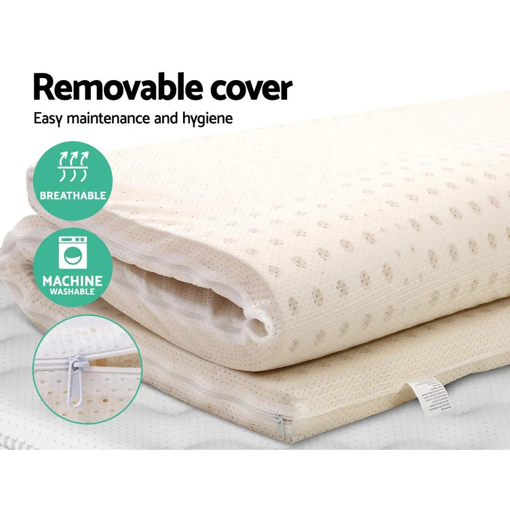 Giselle Bedding Latex Mattress Topper 7.5cm Queen - Mekamart Australia