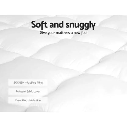 Giselle Bedding Mattress Topper Pillowtop - Queen - Mekamart Australia
