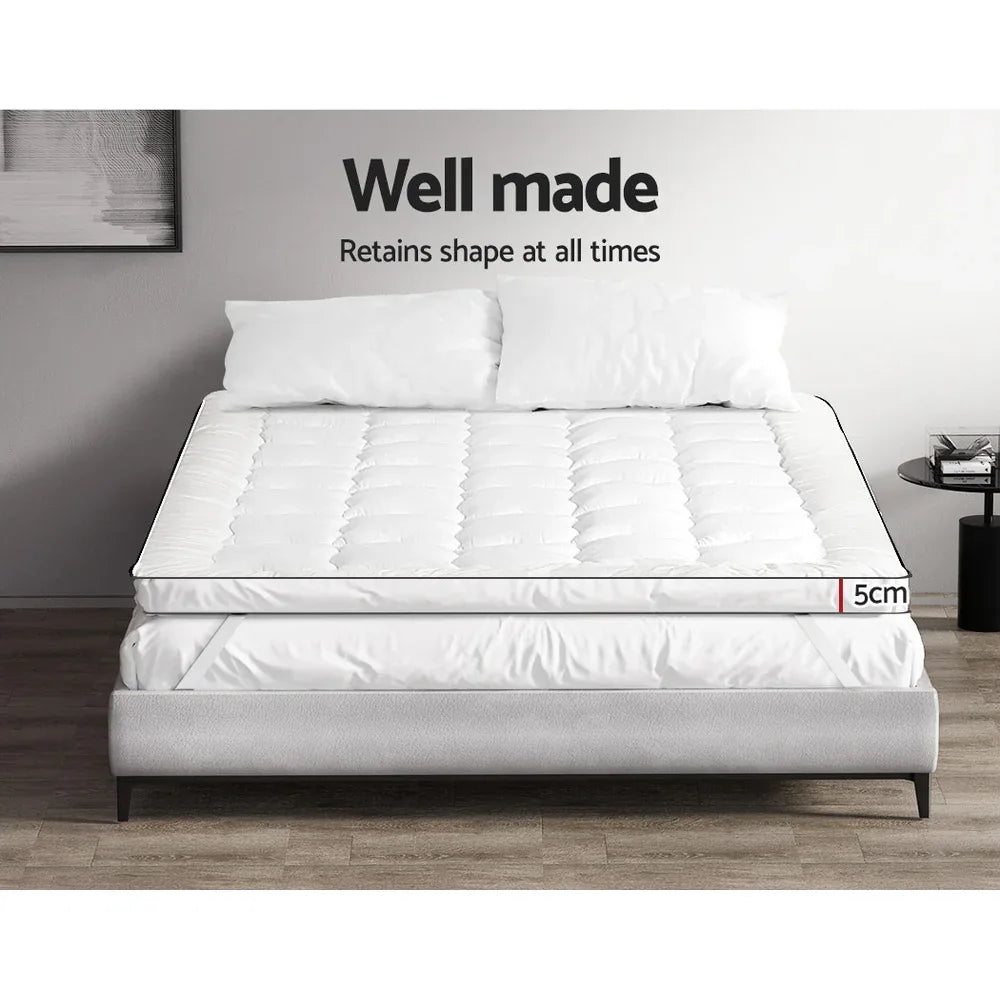 Giselle Bedding Mattress Topper Pillowtop - Single - Mekamart Australia