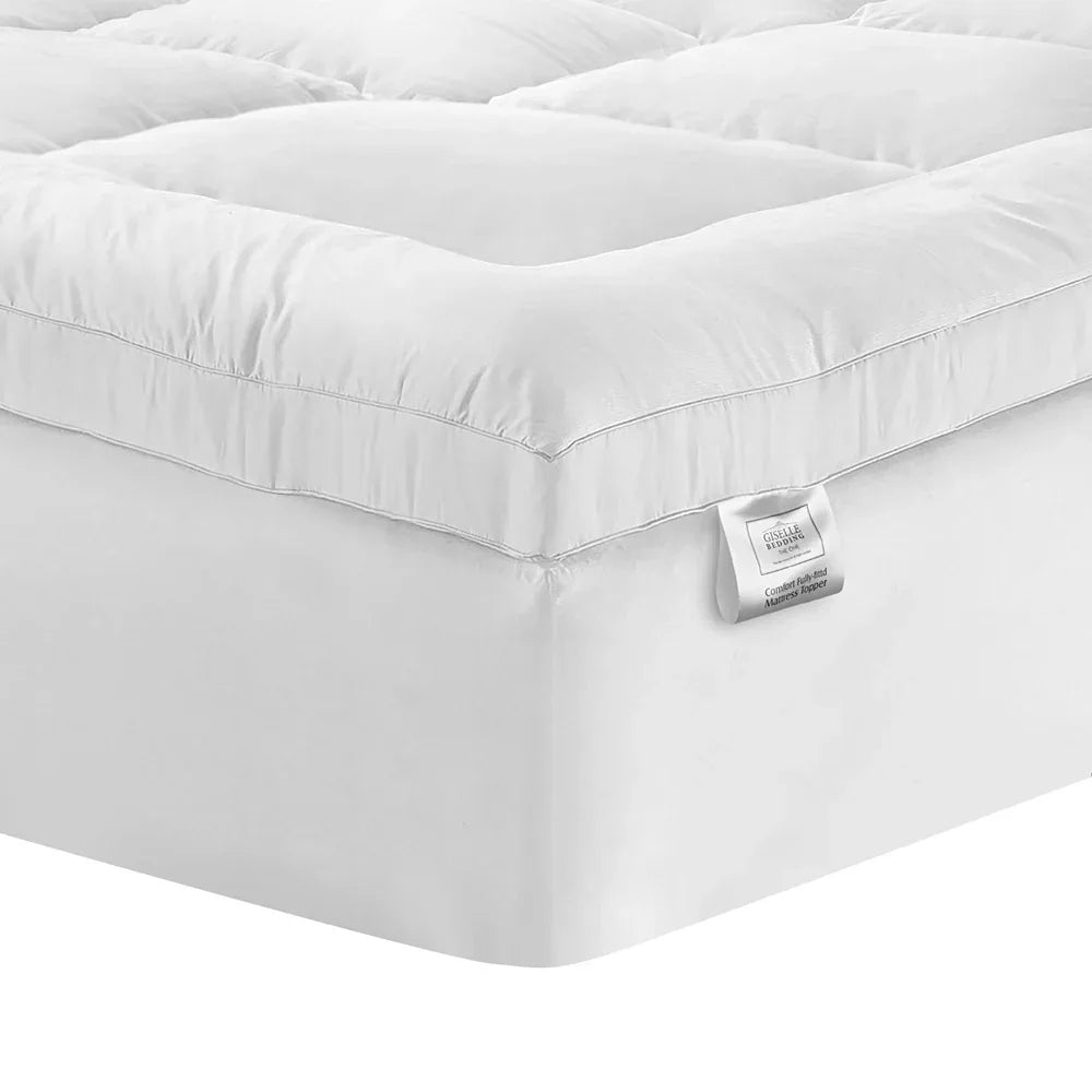 Giselle Bedding Mattress Topper Pillowtop Protector Pad King - Mekamart Australia