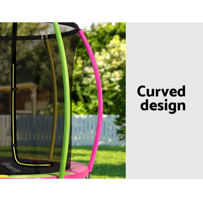 Everfit 6ft Kids Round Trampoline Rebounder - Mekamart Australia