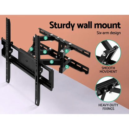 Artiss TV Wall Mount Bracket for 23"-55" LED LCD Full Motion Dual Strong Arms - Mekamart Australia