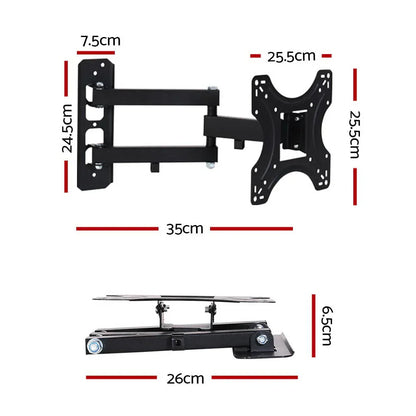 Artiss TV Wall Mount Bracket for 17"-42" LED LCD TVs Full Motion Strong Arms - Mekamart Australia