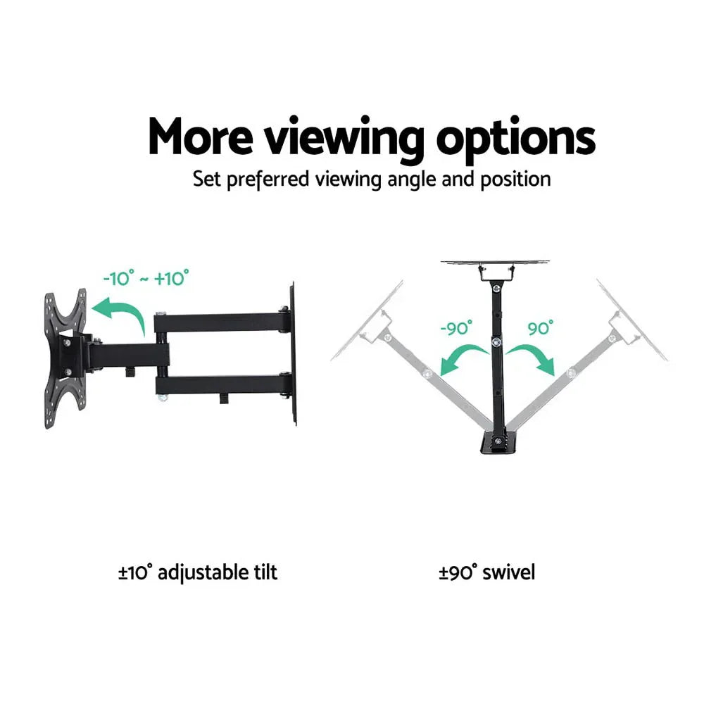 Artiss TV Wall Mount Bracket for 17"-42" LED LCD TVs Full Motion Strong Arms - Mekamart Australia