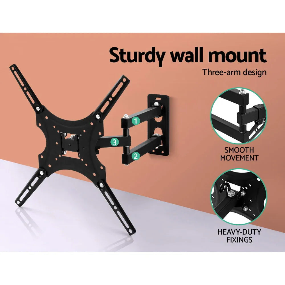 Artiss TV Wall Mount Bracket for 24"-50" LED LCD TVs Full Motion Strong Arms - Mekamart Australia