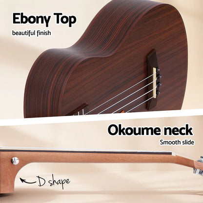 Alpha Ukulele 30 Inch with EQ 18 Frets - Mekamart Australia