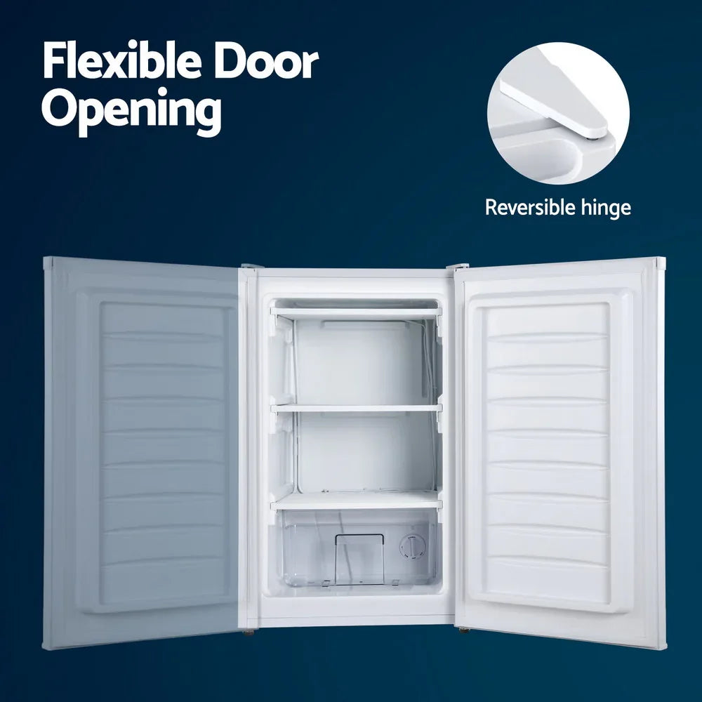 Devanti 81L Upright Freezer Fridge White - Mekamart Australia