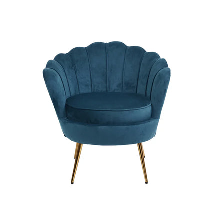 Artiss Armchair Velvet Blue Callista - Mekamart Australia