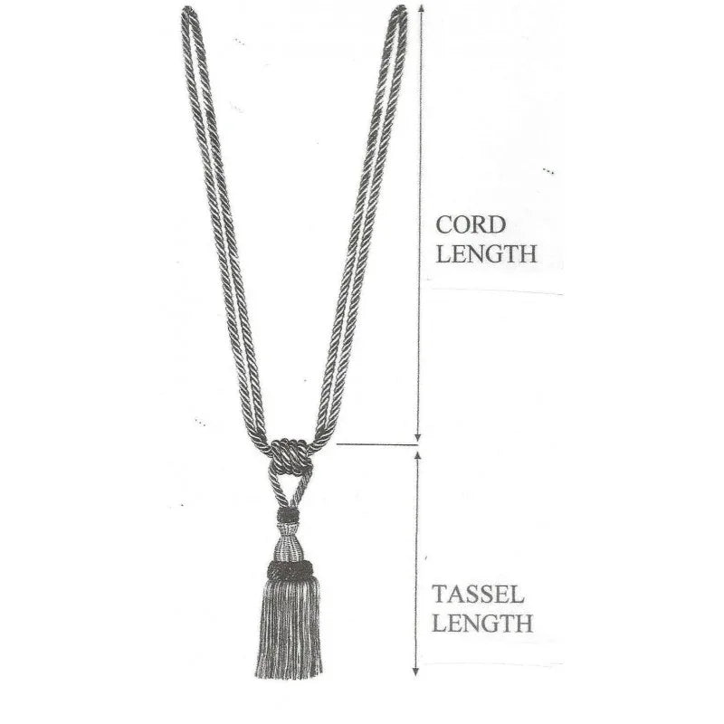 Multi Coloured Double Tassel Curtain Tieback - Mekamart Australia
