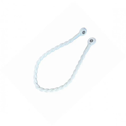 Magnetic weaved rope tieback White - Mekamart Australia
