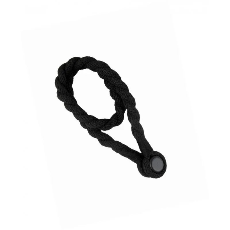 Magnetic weaved rope tieback Black - Mekamart Australia