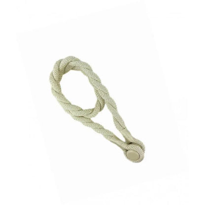 Magnetic weaved rope tieback Beige - Mekamart Australia