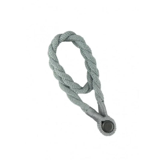 Magnetic weaved rope tieback Grey - Mekamart Australia