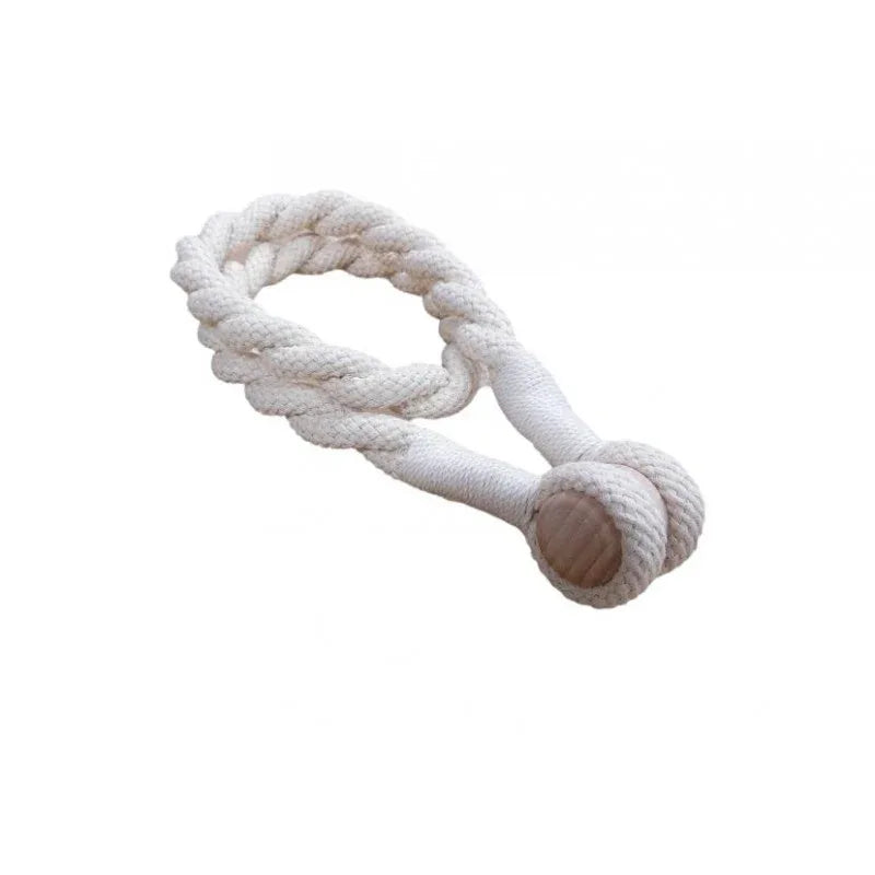 Magnetic weaved rope tieback Natural - Mekamart Australia