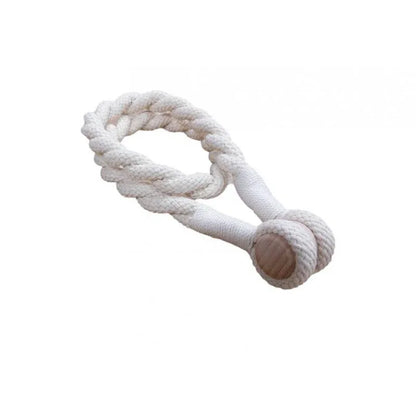 Magnetic weaved rope tieback Natural - Mekamart Australia