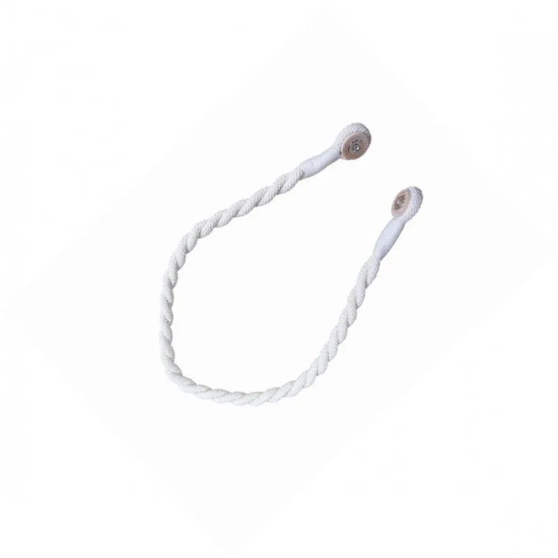 Magnetic weaved rope tieback Natural - Mekamart Australia