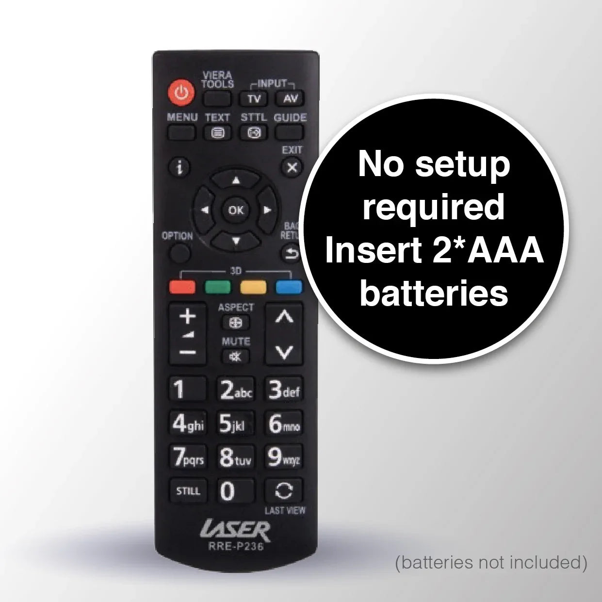 Laser Remote Control for Panasonic TV - Mekamart Australia