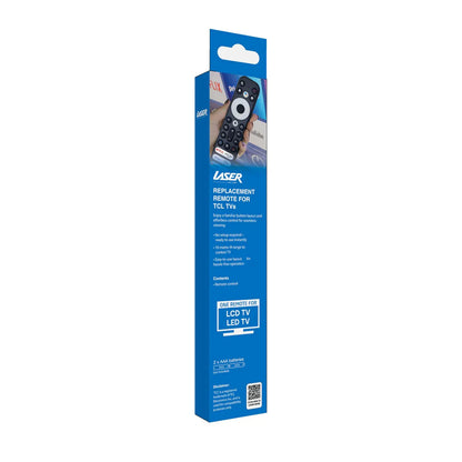 Laser Remote Control for TCL TVs - Black - Mekamart Australia
