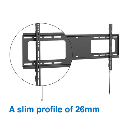 Extra Large Fixed TV Wall Mount 43 inches - 90 inches Panels - Mekamart Australia