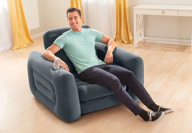 Intex Pull Out Sofa Single Bed 66551 - Mekamart Australia