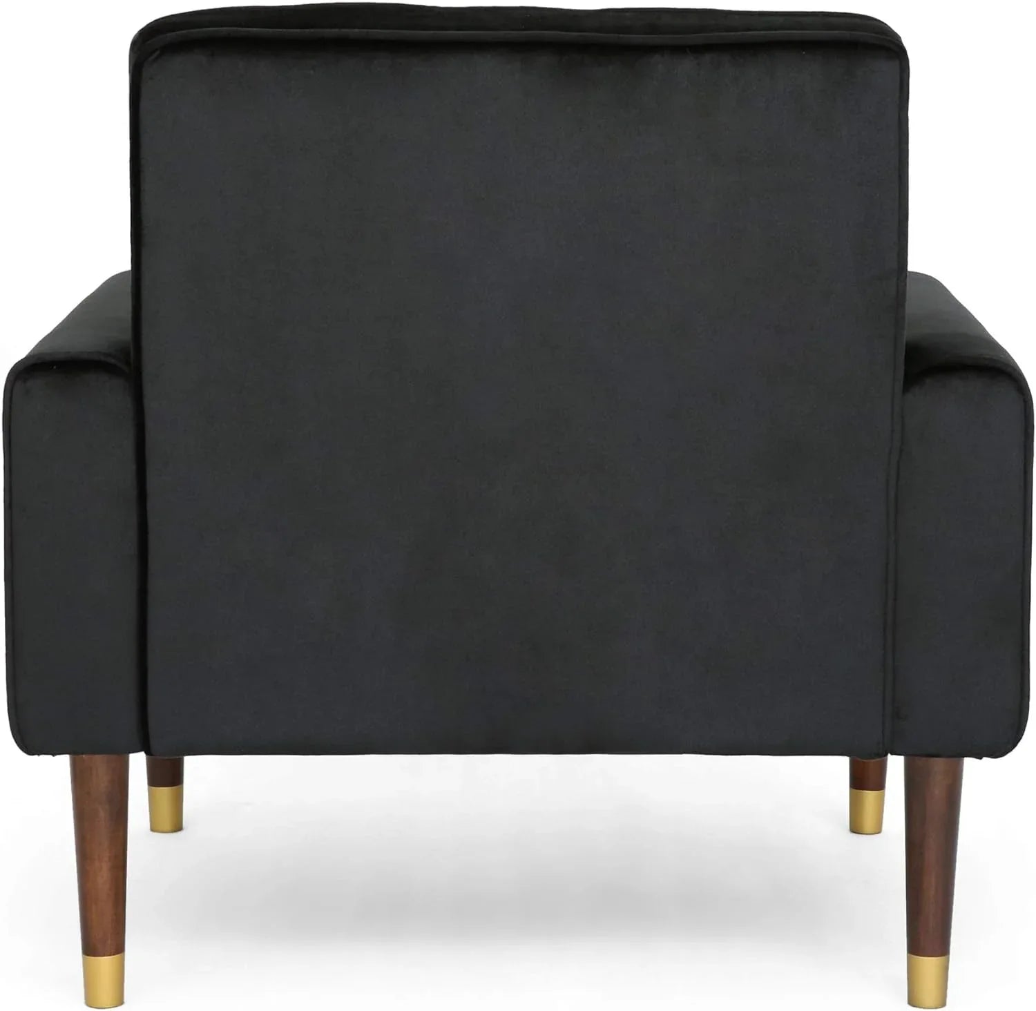 Lewisham Black Tufted Velvet Armchair - Mekamart Australia