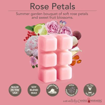 Rose Petals Classic Wax Melts 2.5oz - Mekamart Australia