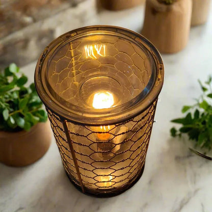 Chicken Wire Edison Bulb Illumination Warmer - Mekamart Australia