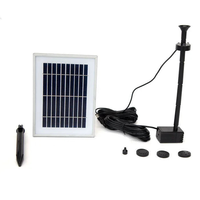 Samland 6V 200LPH Solar Pump with Battery Backup Panel for Small Pond Fountain Feature - Mekamart Australia