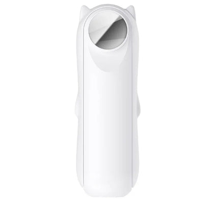 Handheld Mini Fan,2 IN 1 USB Rechargeable Portable Fan [12-19 Working Hours] with Power Bank, Pocket Design for Travel/Summer/Concerts/Lash, Gifts for Women (White)Christmas Gifts - Mekamart Australia