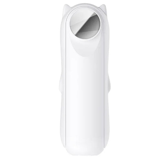 Handheld Mini Fan,2 IN 1 USB Rechargeable Portable Fan [12-19 Working Hours] with Power Bank, Pocket Design for Travel/Summer/Concerts/Lash, Gifts for Women (White)Christmas Gifts - Mekamart Australia