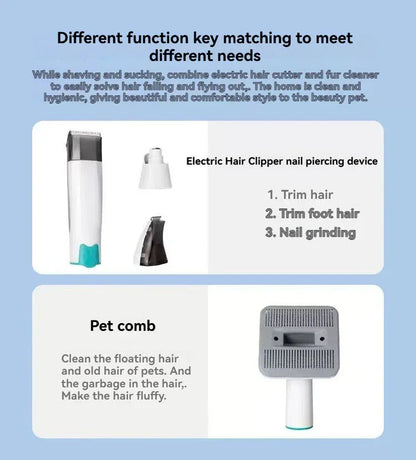 Australian Pet Hair Solution: 7-in-1 Grooming Vacuum for Clean Homes - Mekamart Australia