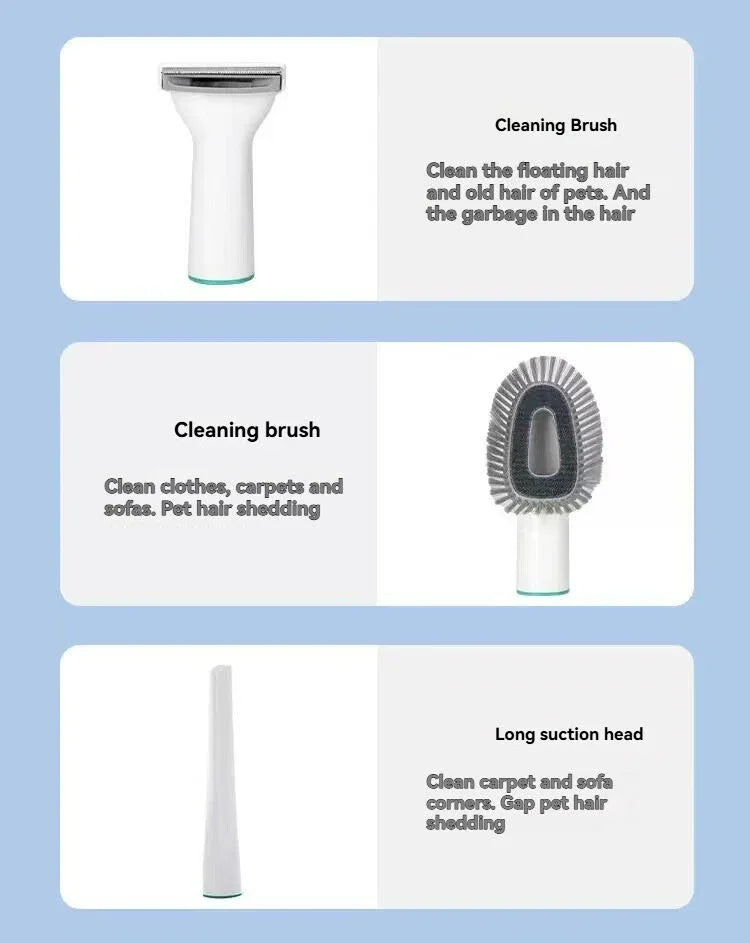 Australian Pet Hair Solution: 7-in-1 Grooming Vacuum for Clean Homes - Mekamart Australia